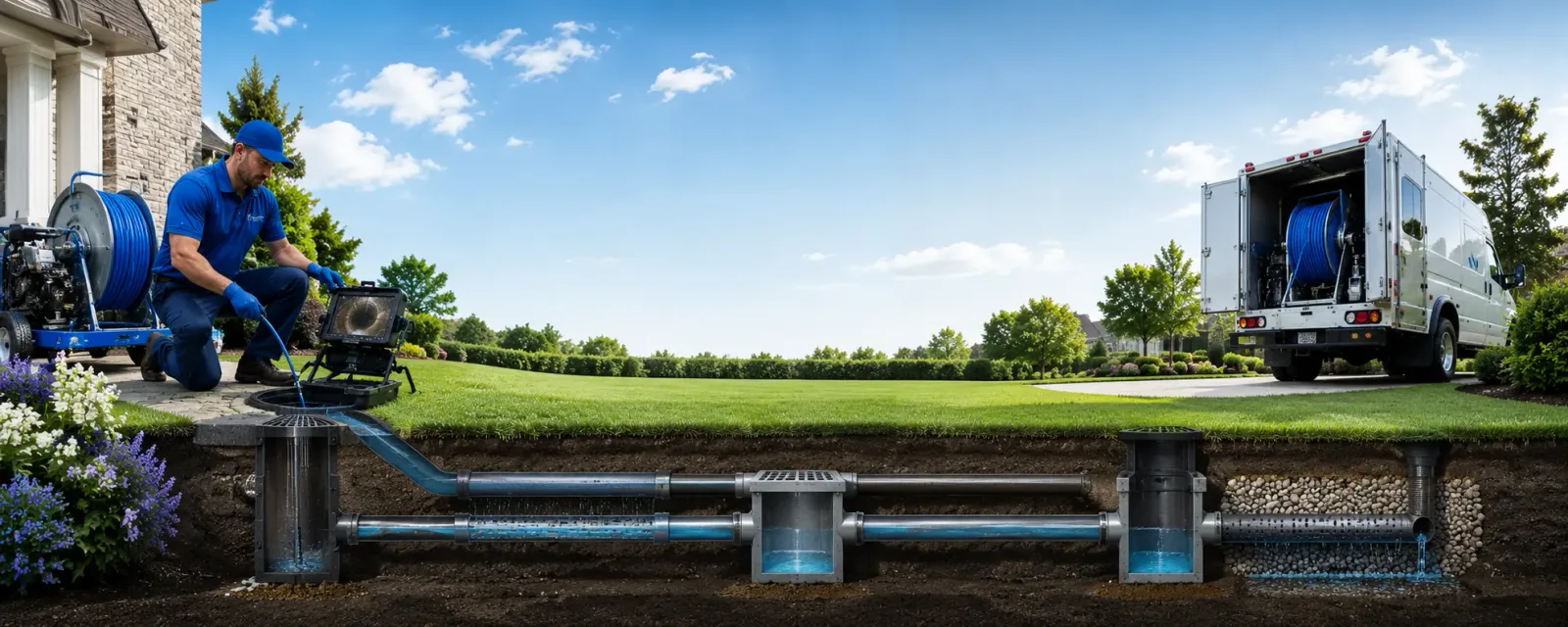 Outdoor drain cleaning information for Langley Park, MD